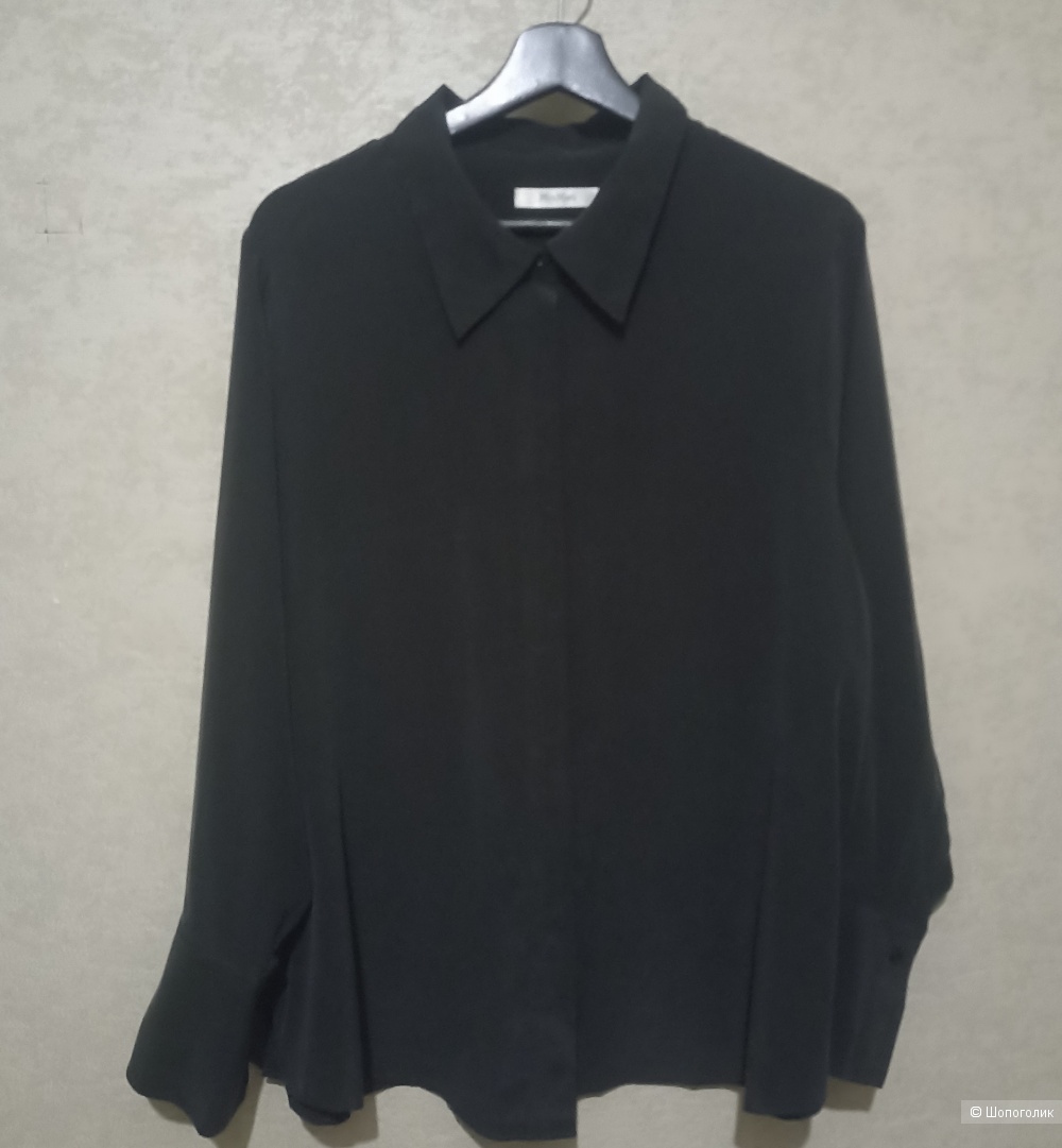 Max Mara шелковая рубашка р 44-46
