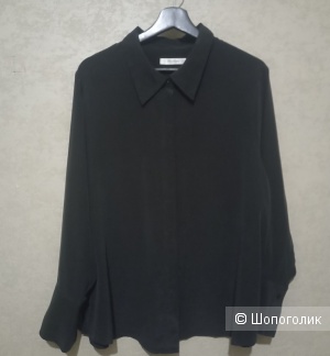Max Mara шелковая рубашка р 44-46