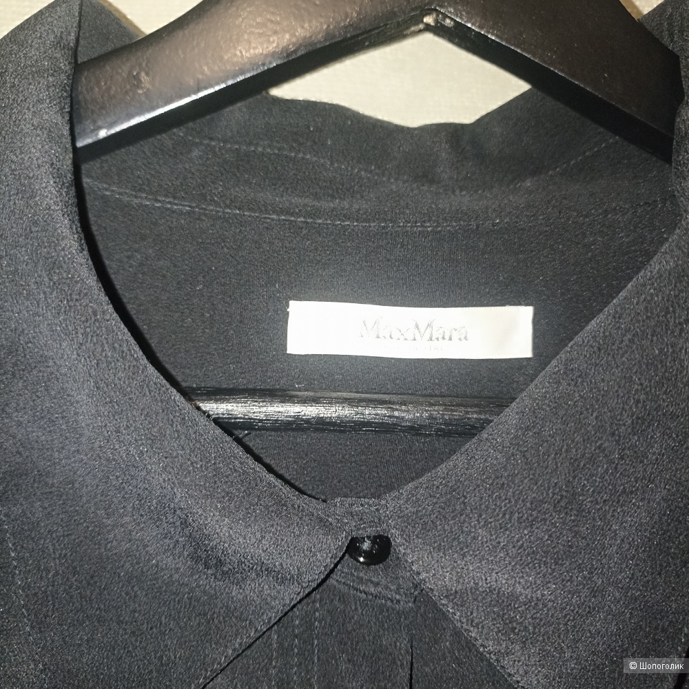 Max Mara шелковая рубашка р 44-46