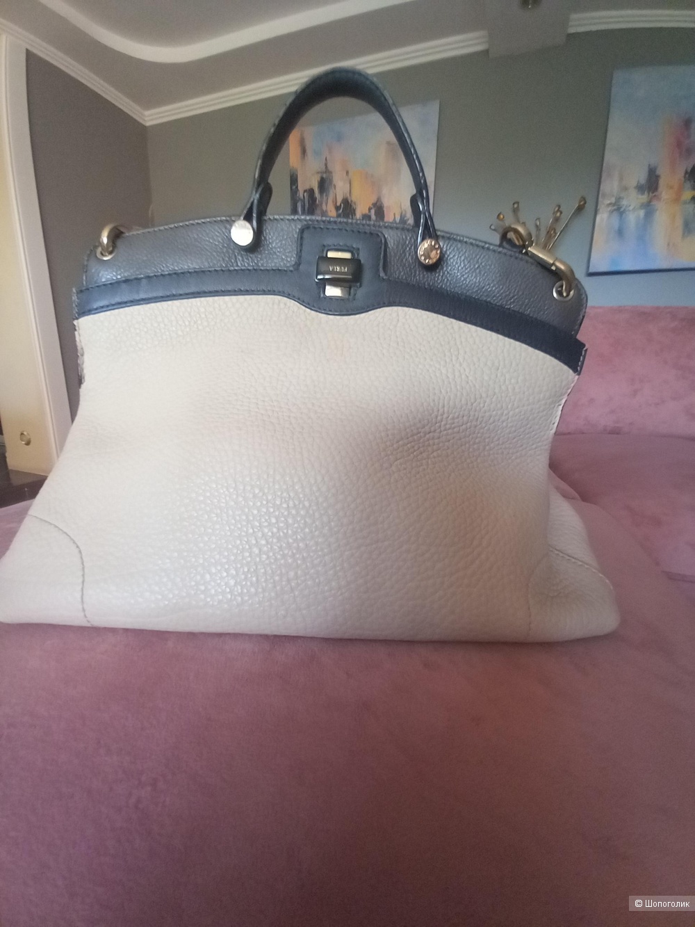 Сумка Furla, натуральная кожа Италия