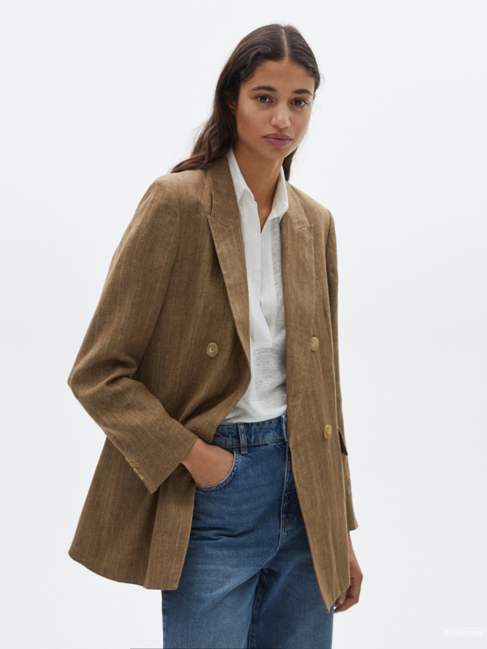 Пиджак лен Massimo Dutti 42 Eur