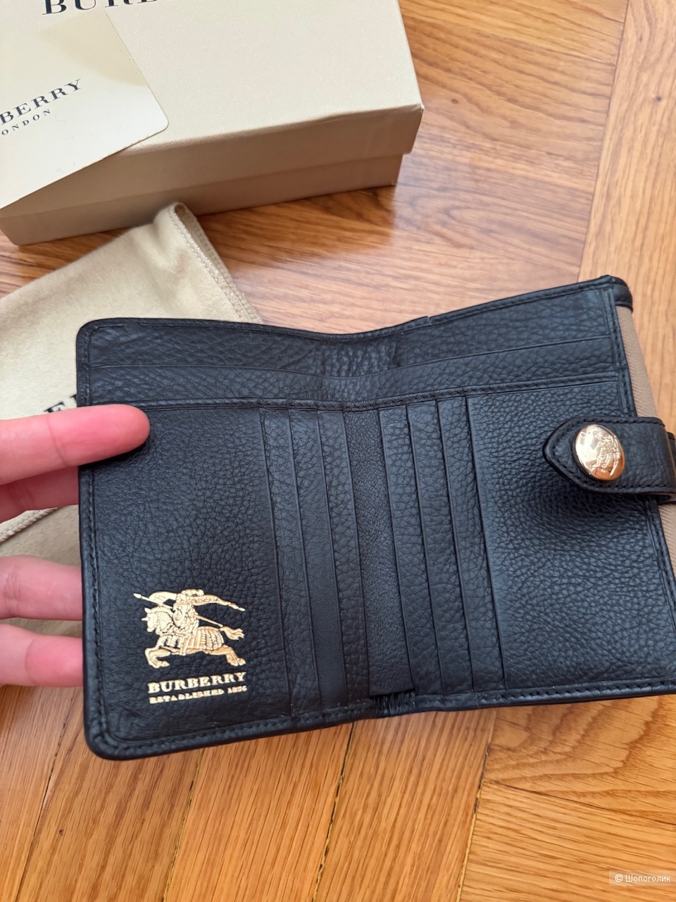 Кошелёк Burberry, размер 14/10