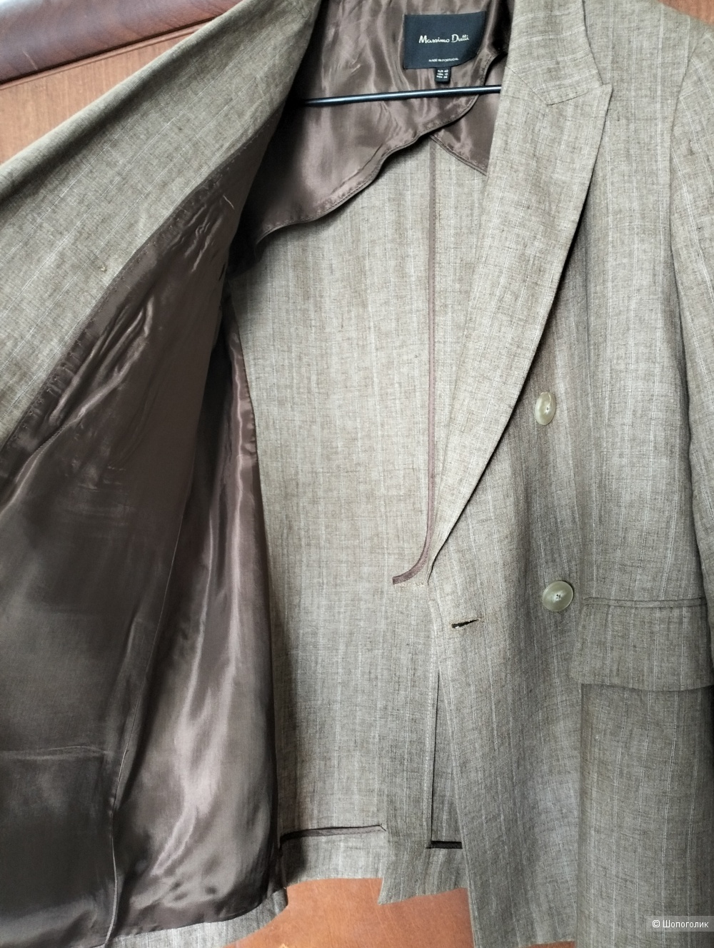 Пиджак лен Massimo Dutti 42 Eur