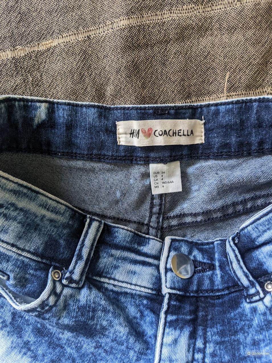 Шорты джинсовые H&M Coachella S
