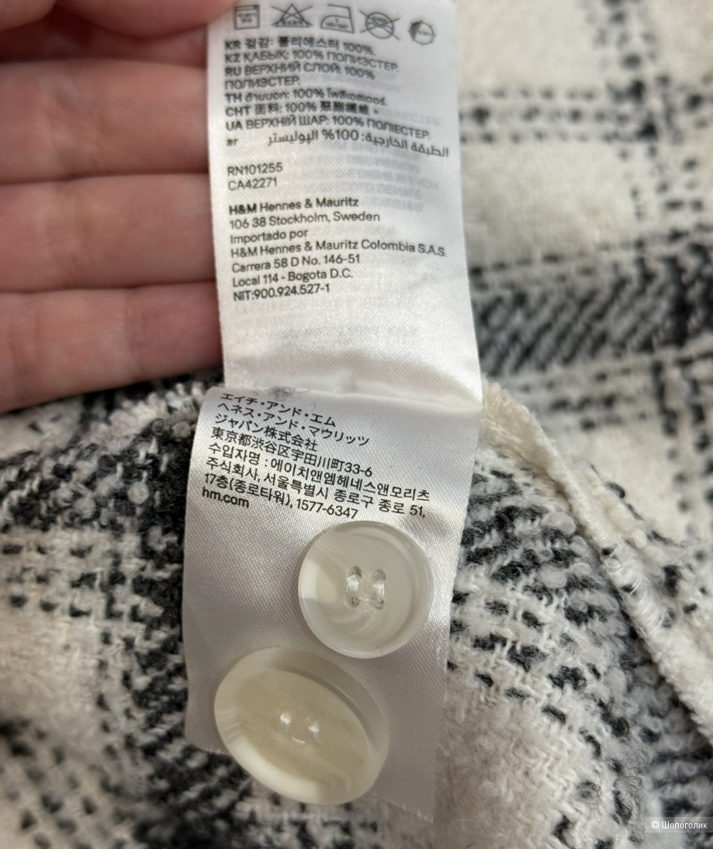Рубашка H&M размер 42/44