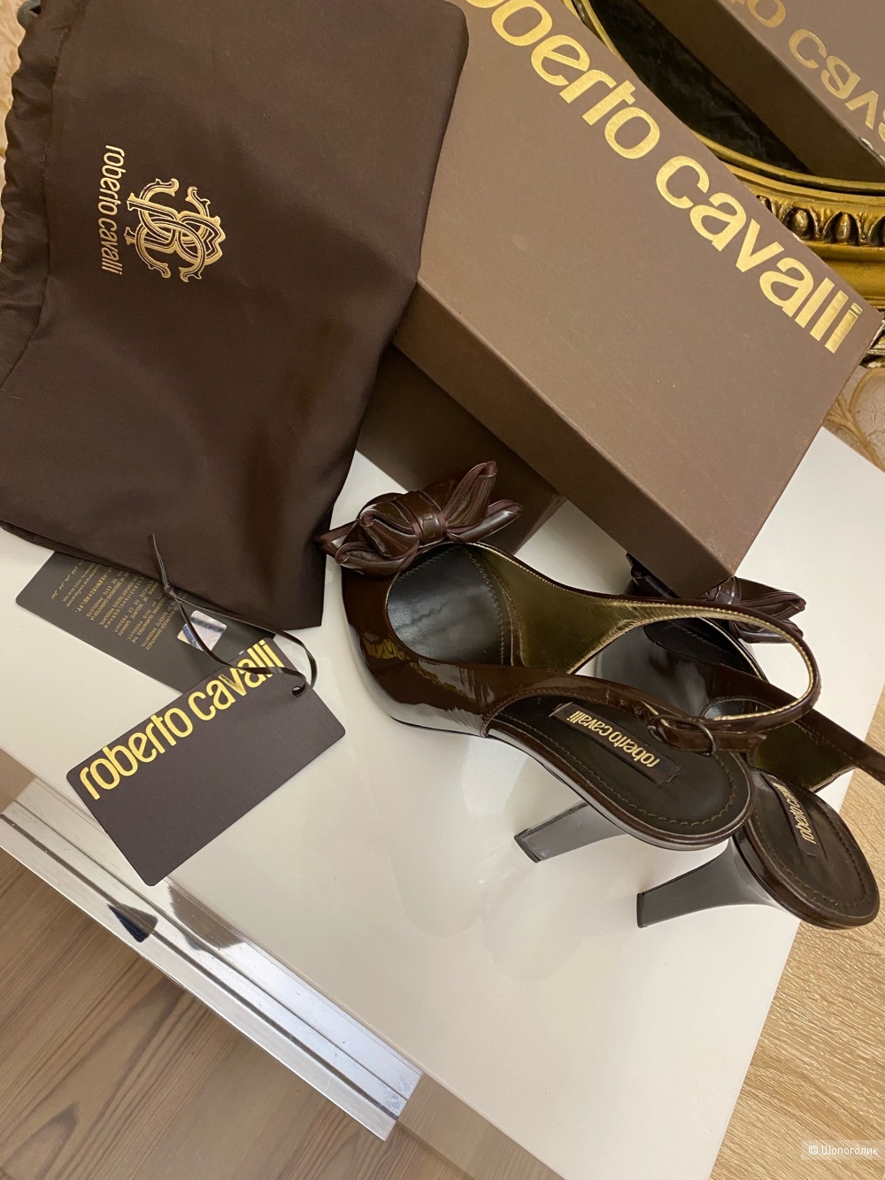 Босоножки Roberto Cavalli.Размер Фирм.38.