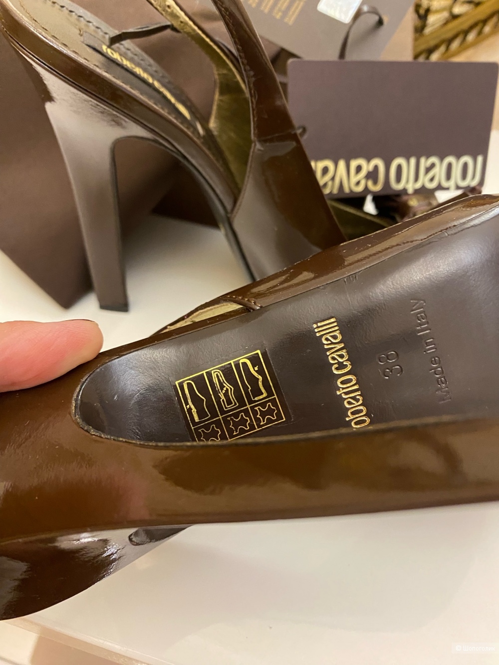 Босоножки Roberto Cavalli.Размер Фирм.38.