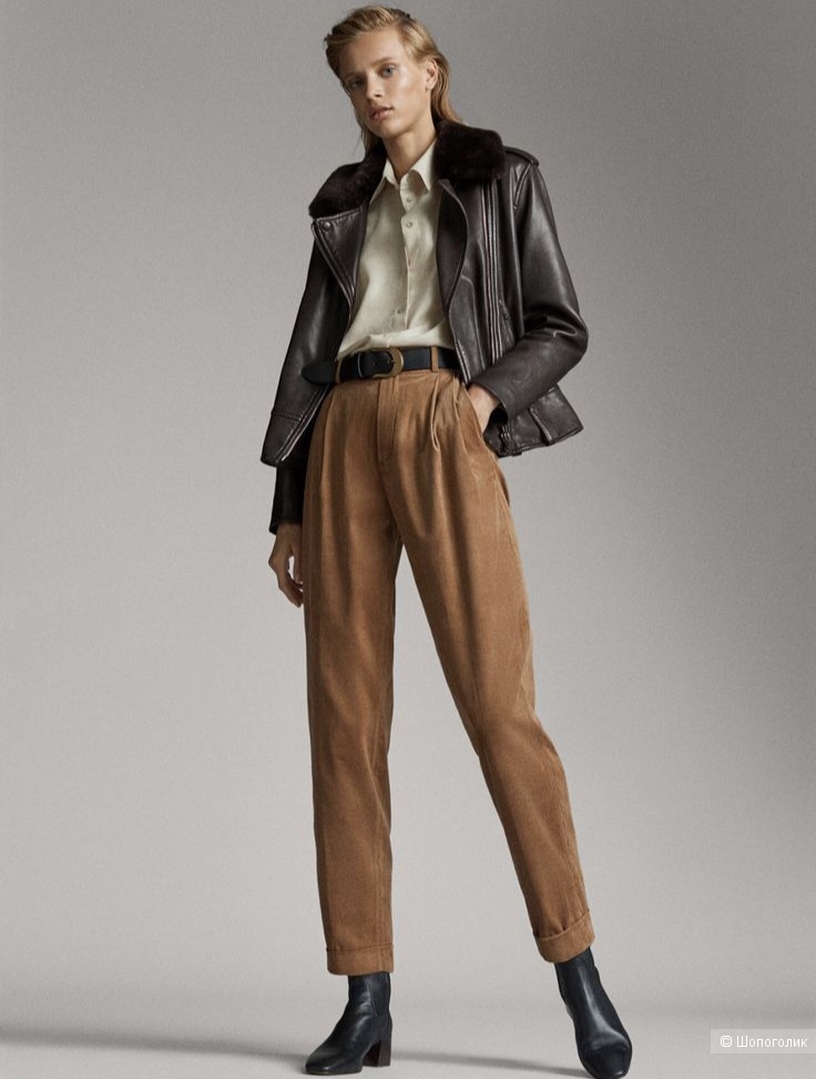 Вельветовые брюки Massimo Dutti/44-46