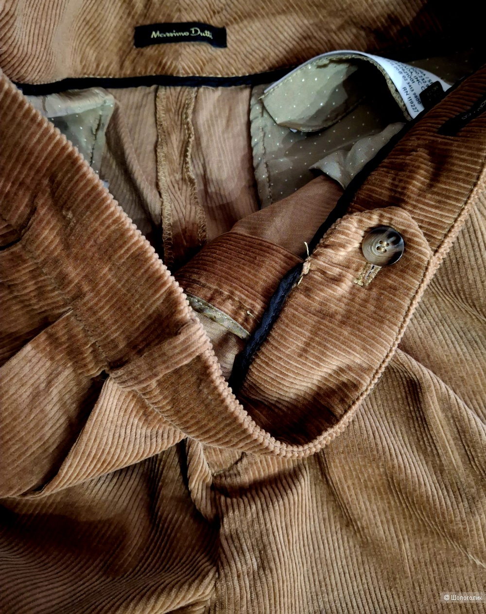 Вельветовые брюки Massimo Dutti/44-46