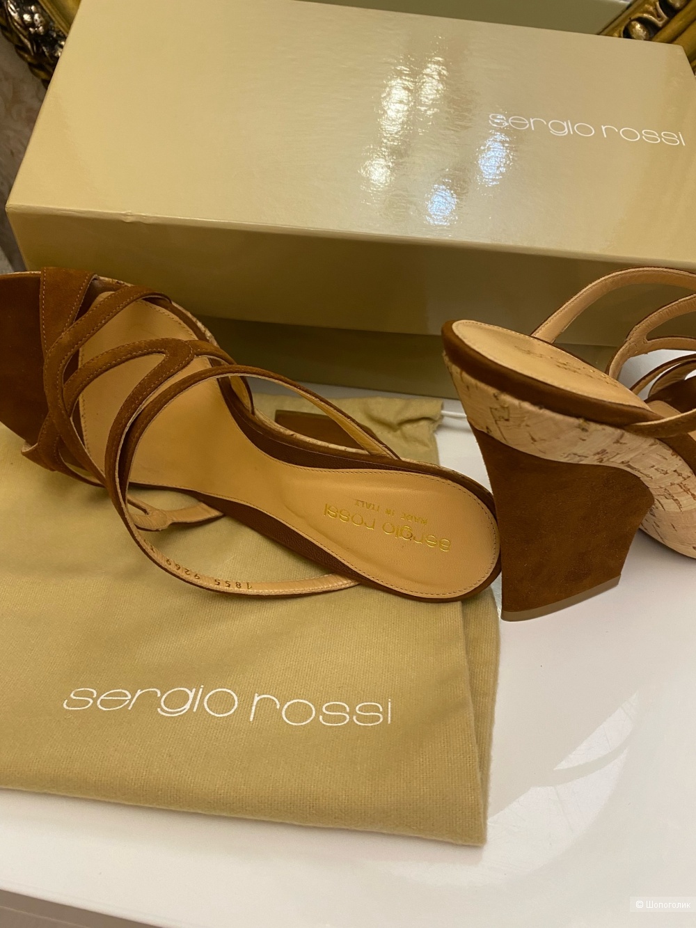 Сабо Sergio Rossi.Размер 37 1/2.