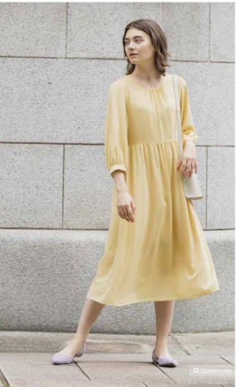 Платье с комбинацией Uniqlo S
