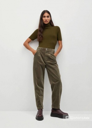 Вельветовые брюки Mango/48