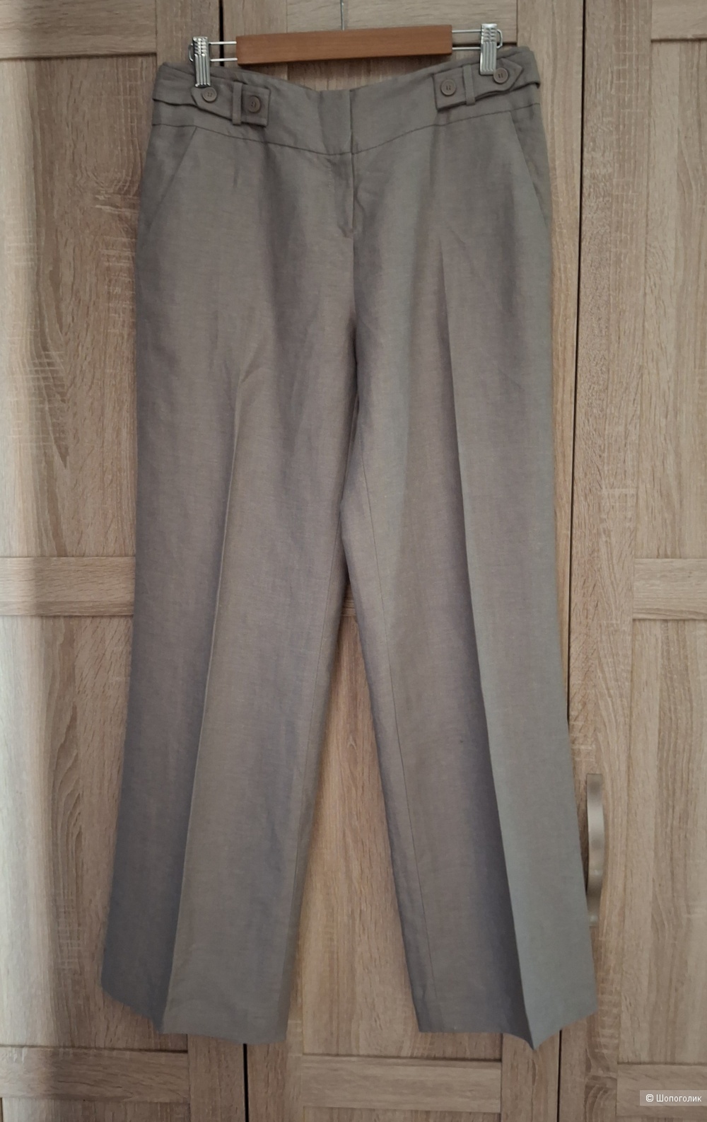 Льняные брюки M&S/46-48