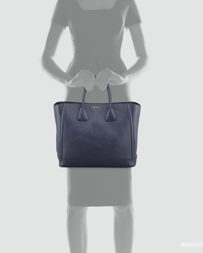 Кожаная сумка тоут Prada one size
