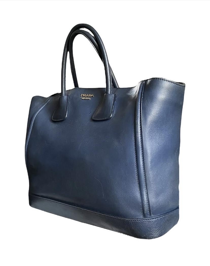 Кожаная сумка тоут Prada one size