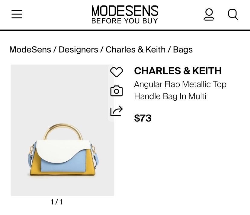 Сумка Charles&Keith.