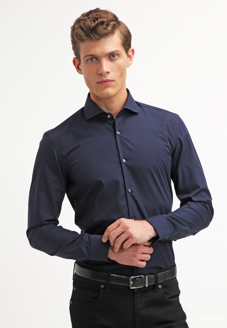 Рубашка, BOSS Hugo Boss , ворот 42, L, XL.