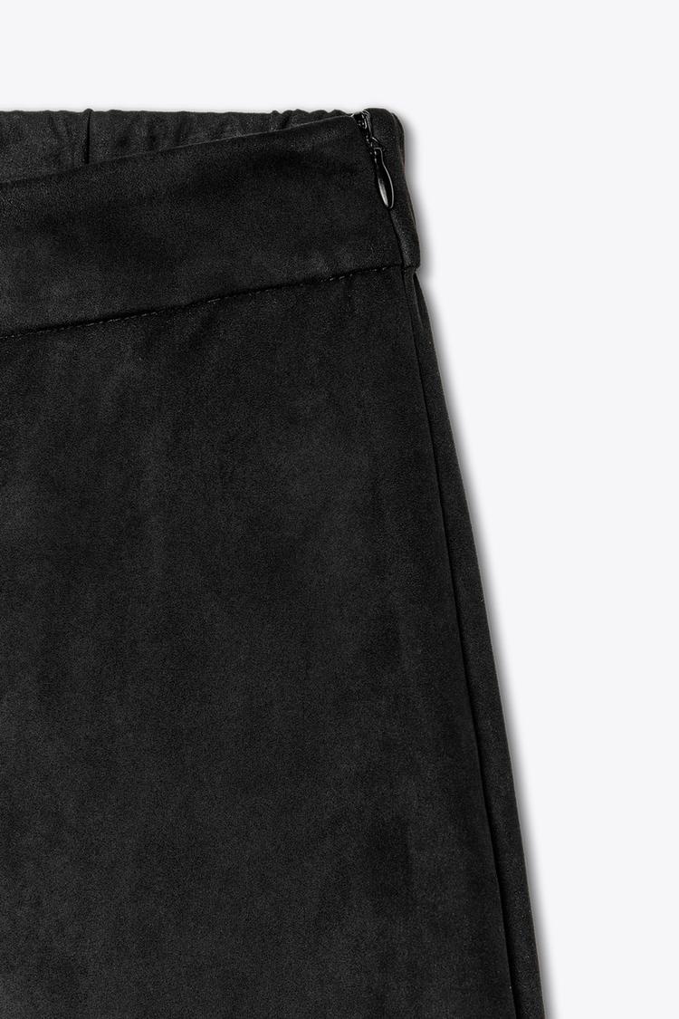 Замшевые брюки ZARA, размер 48-50
