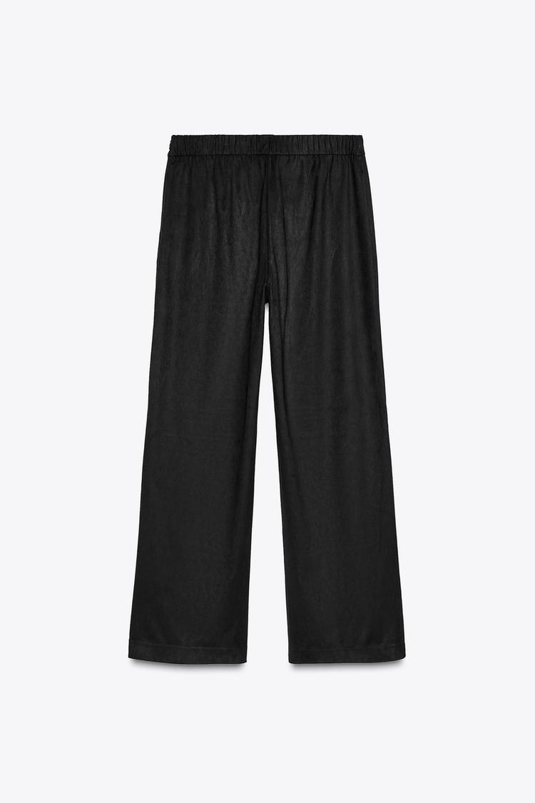 Замшевые брюки ZARA, размер 48-50