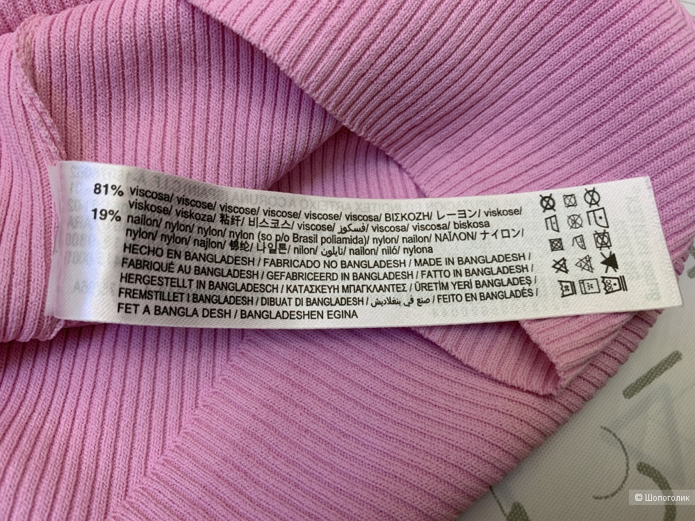 Майка топ в рубчик Zara L