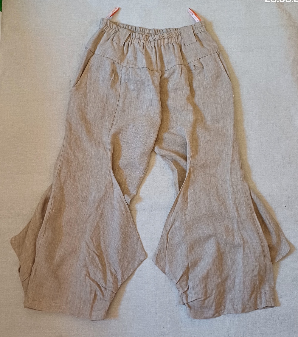 Льняное брюки годэ, ХL, one size.