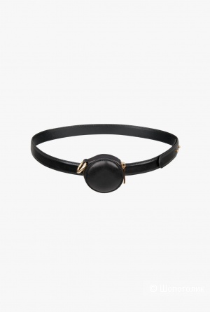 Ремень Zara кожаный с кошельком, 80см