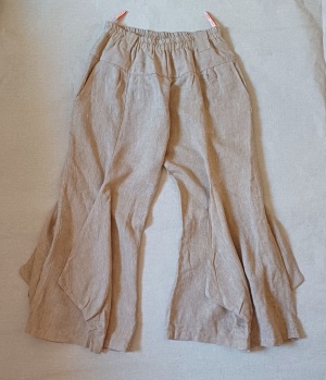 Льняное брюки годэ, ХL, one size.