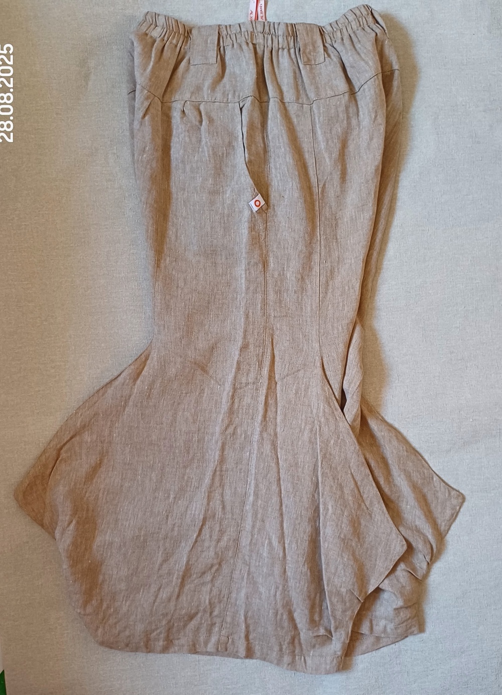 Льняное брюки годэ, ХL, one size.