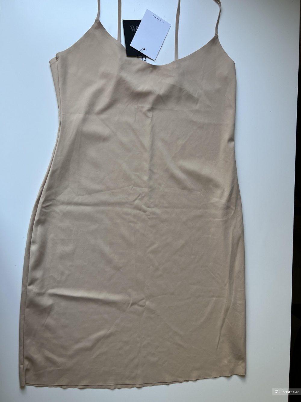Платье комбинация Zara телесное, L