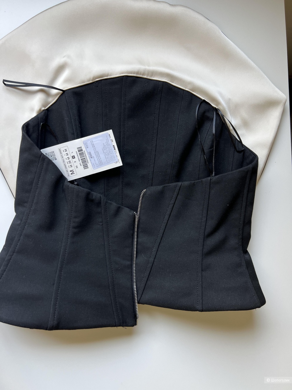 Корсет черный Zara ZW, M