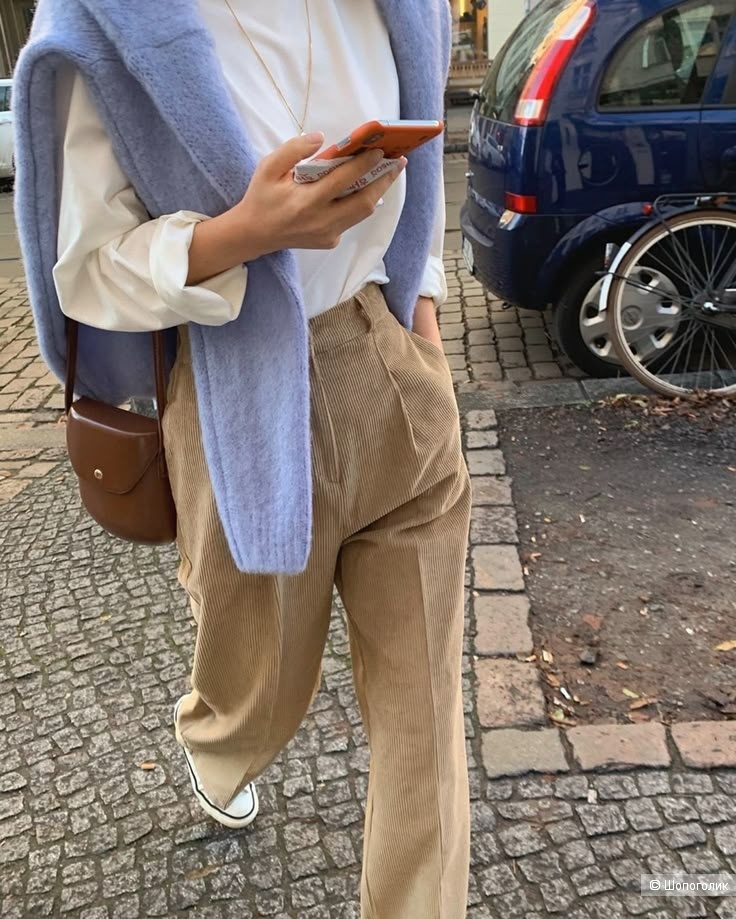 Вельветовые брюки Uniqlo/48