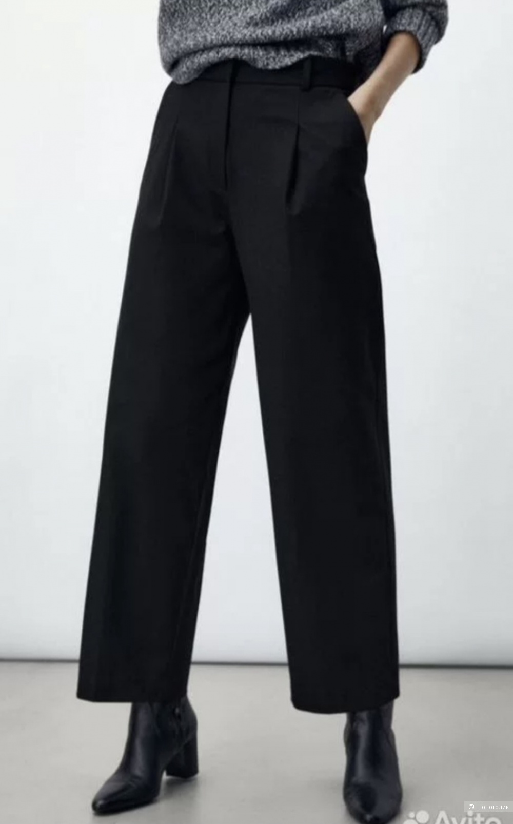 Шерстяные брюки Massimo Dutti/44-46
