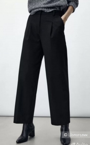 Шерстяные брюки Massimo Dutti/44-46