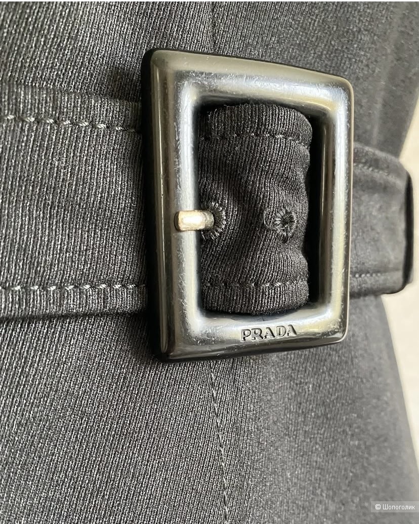 Саржевое платье Prada 44