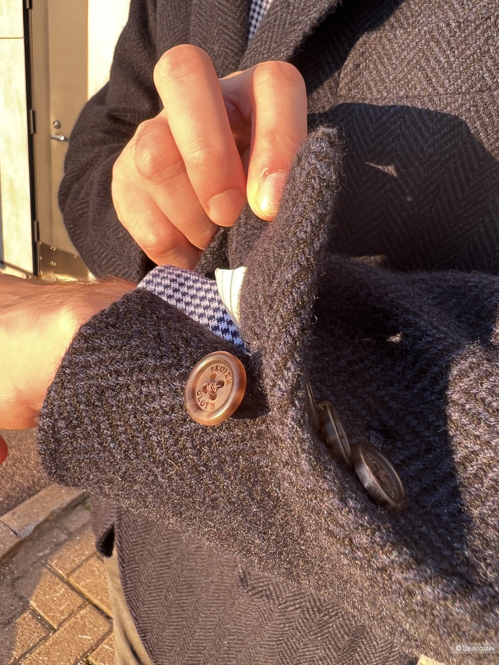 Пиджак из шерсти ягненка Proper Cloth XL