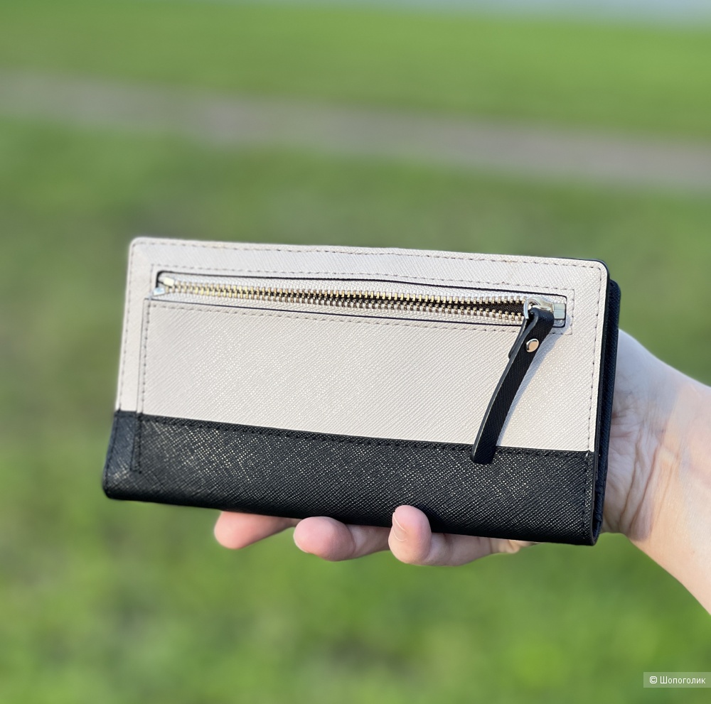 Кожаный кошелёк картхолдер Kate Spade