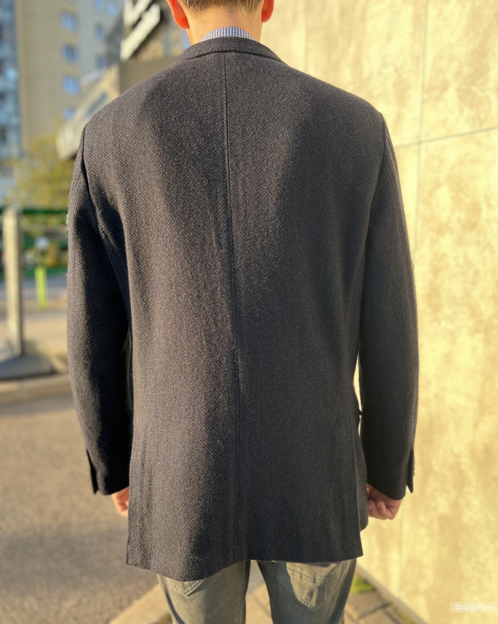 Пиджак из шерсти ягненка Proper Cloth XL