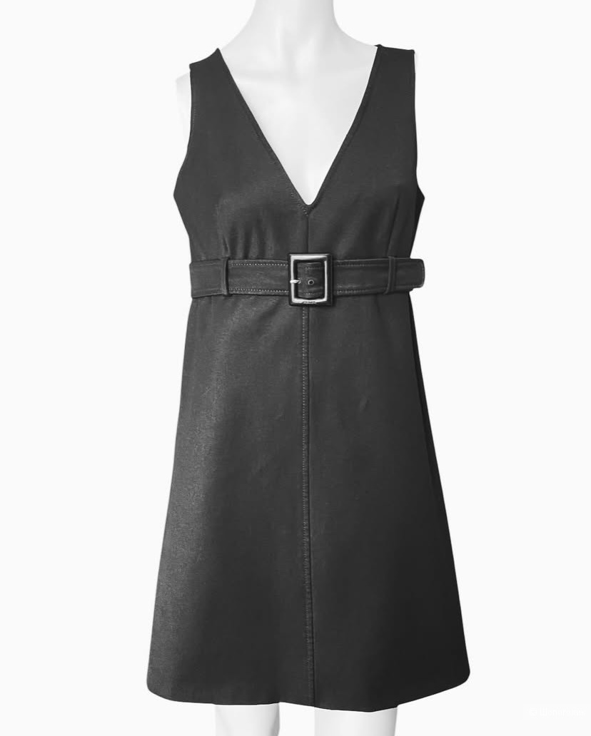 Саржевое платье Prada 44