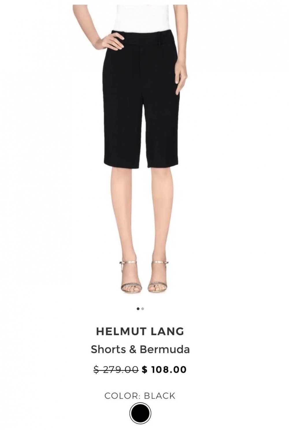 Бермуды Helmut Lang, 46р