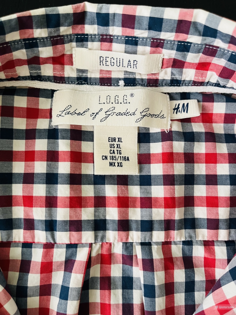 Мужская рубашка H&M , XL