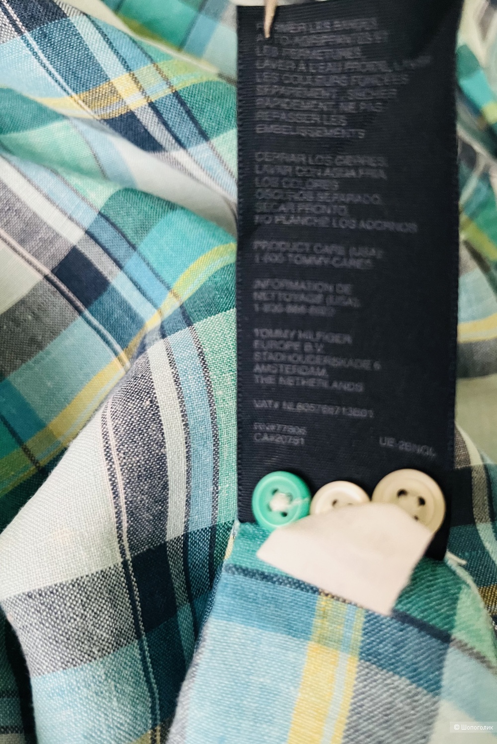 Льняная рубашка Tommy Hilfiger, М-XL