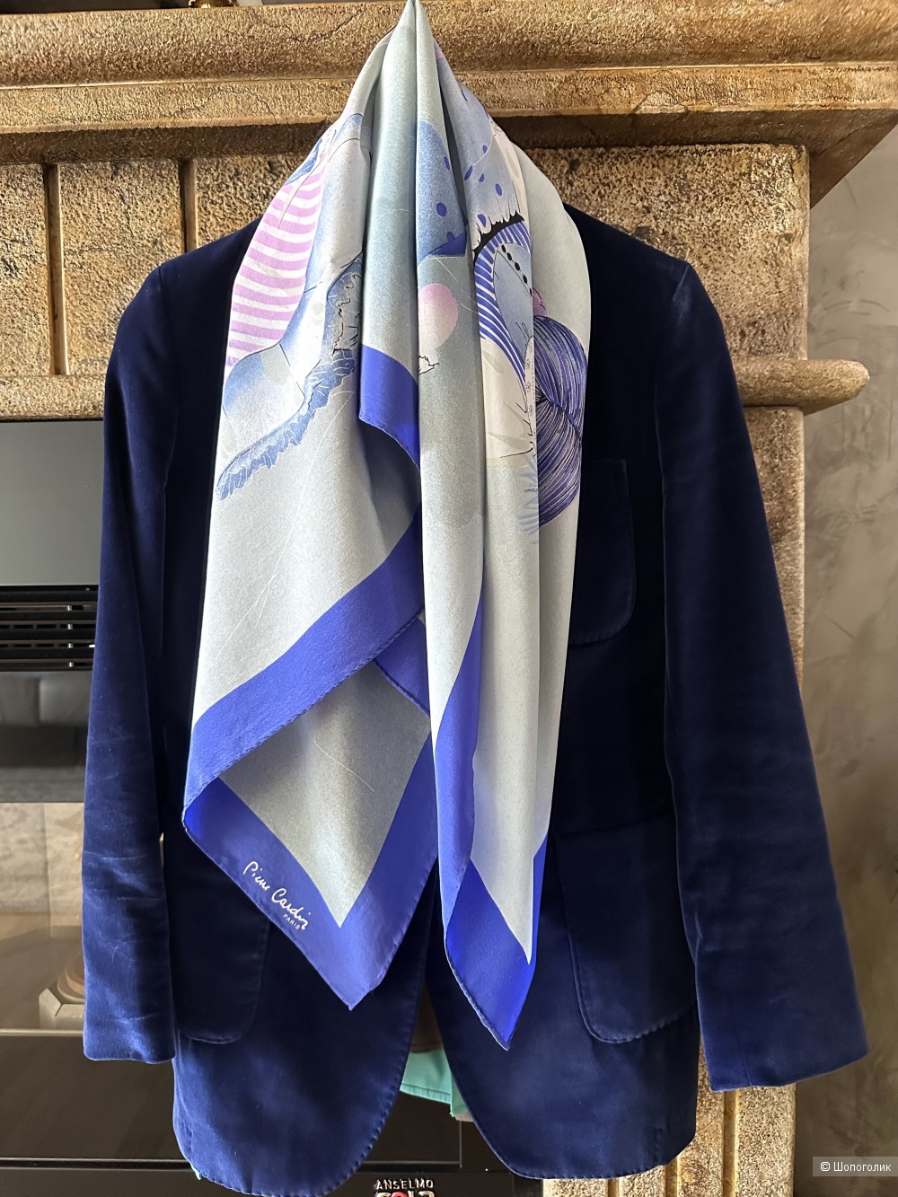 Шелковый платок Pierre Cardin 84x84 см.