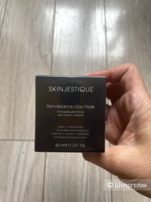 Очищающая маска для лица с глиной Renaissance Clay Mask, Skinjestique, 60ml
