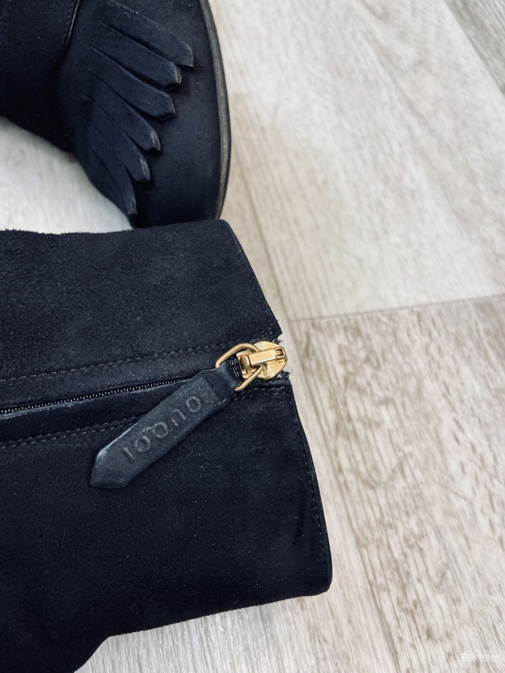 Ботильоны Gucci замша *кожа 40