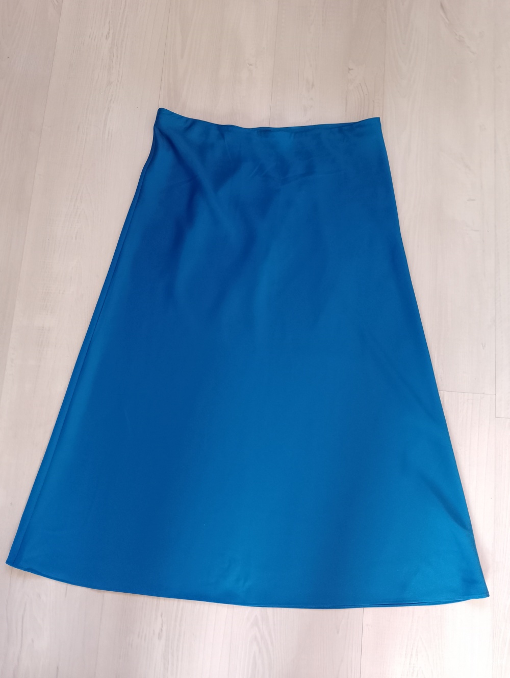 Юбка слип миди j crew синяя, S