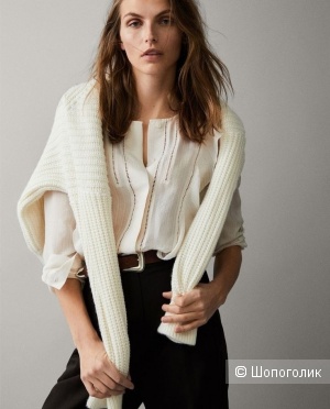Massimo Dutti шелковая блуза EUR 40/ 46 рус.