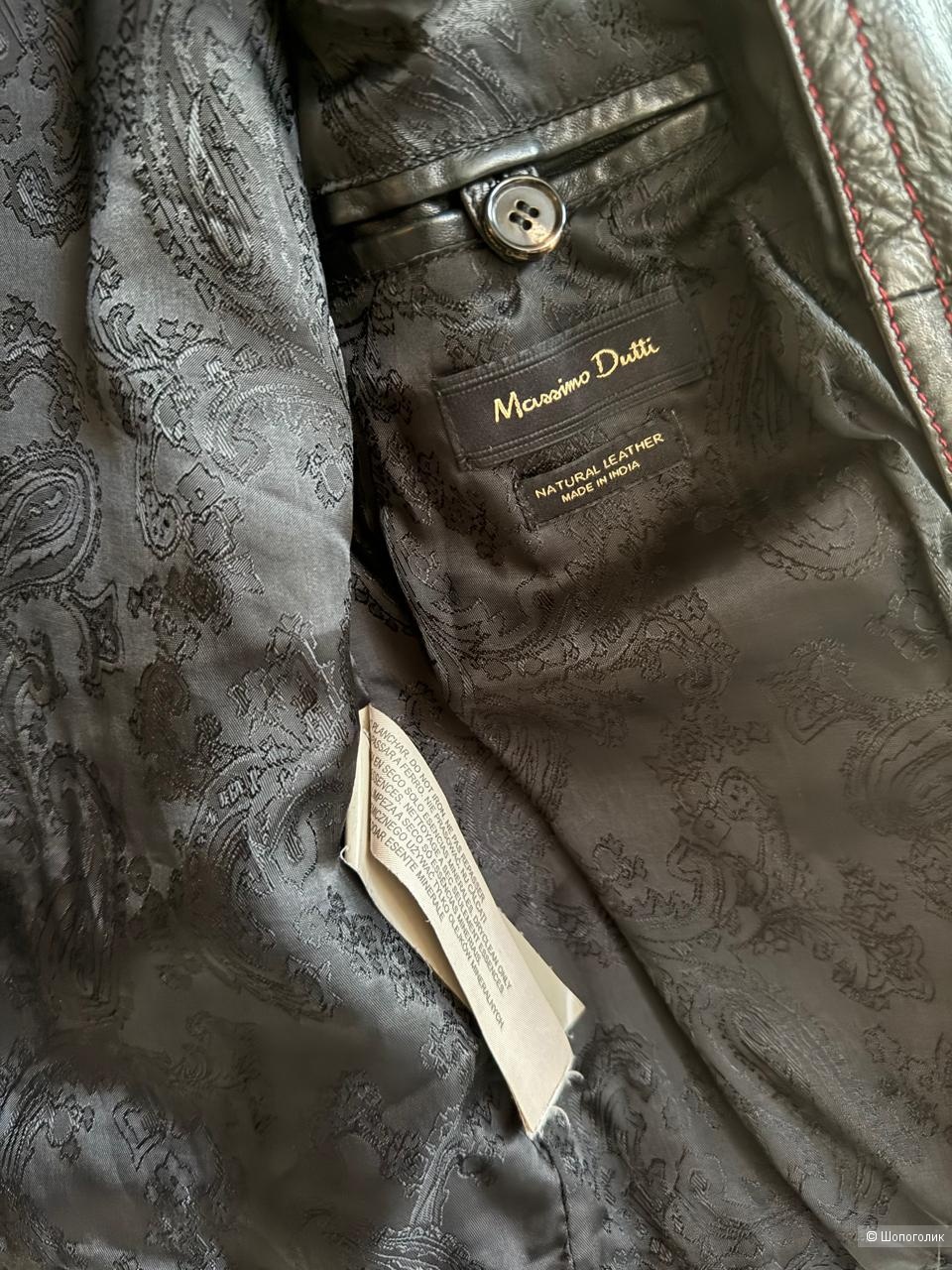 Кожаная куртка Massimo Dutti, S