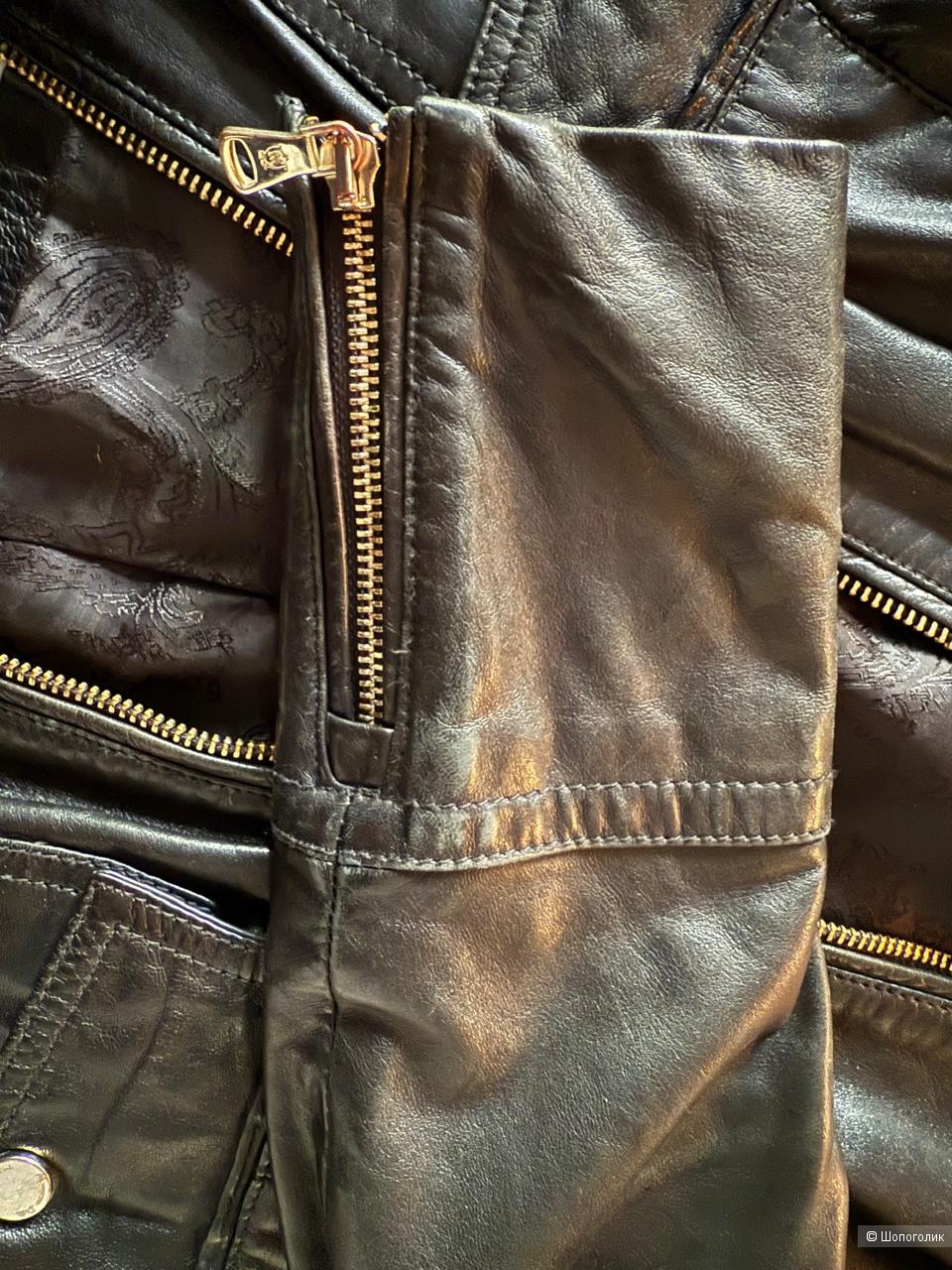Кожаная куртка Massimo Dutti, S
