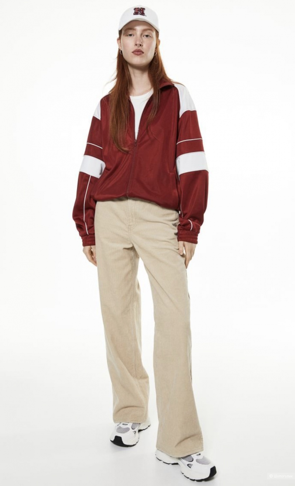 Вельветовые брюки H&M/46
