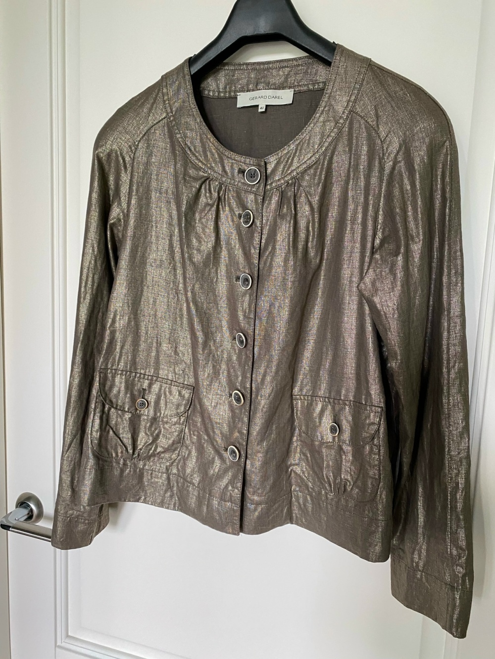 Льняной жакет GERARD DAREL, размер 44-46